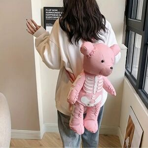 Pink Teddy Bear Backpack (NWOT)